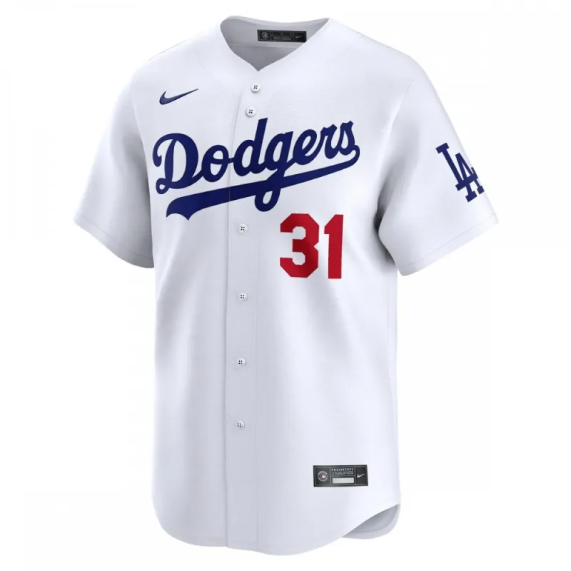 Tyler Glasnow Los Angeles Dodgers Nike Home Limited Player Jersey - Weiß