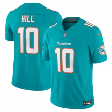 Tyreek Hill Miami Dolphins Camiseta Limitada Nike Vapor F.U.S.E. - Aqua
