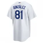 Victor González Los Angeles Dodgers Nike Home Replica Player Jersey – White