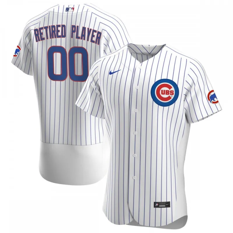 Chicago Cubs Nike Home Custom Pick-A-Player Retired Roster Authentic Jersey – White