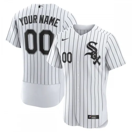 Chicago White Sox Nike Home Authentic Custom Jersey - Wit