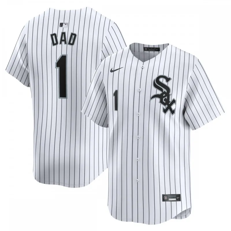 Chicago White Sox Nike #1 Dad Home Limited Jersey - Wit