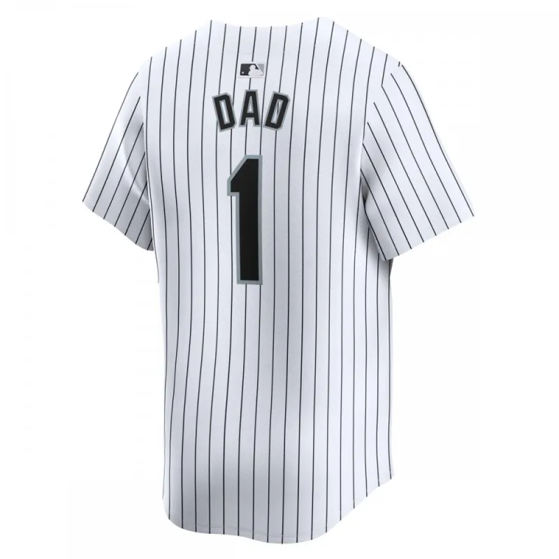 Chicago White Sox Nike #1 Dad Home Limited Jersey - Wit