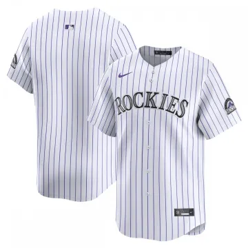 Maglia da casa in edizione limitata dei Colorado Rockies Nike - Bianca