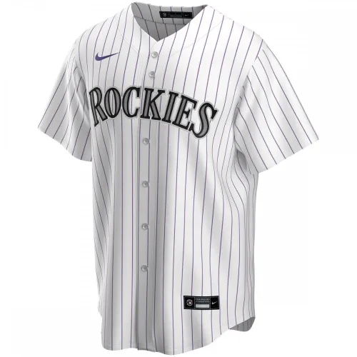 Colorado Rockies Nike Home Replica Custom Jersey – White