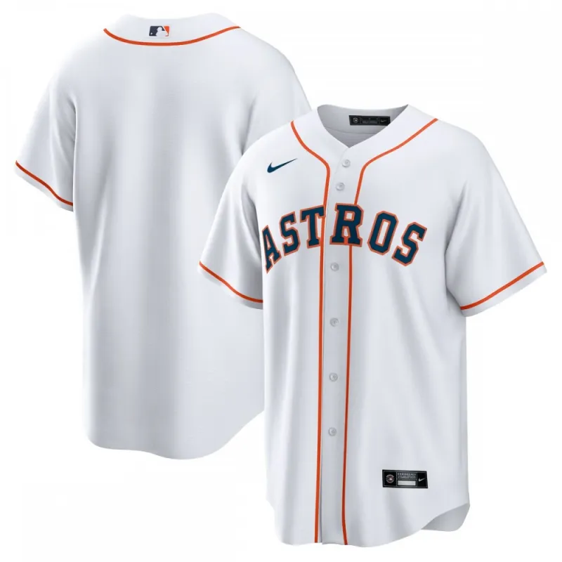 Maglietta Home Blank Replica degli Houston Astros Nike - Bianco
