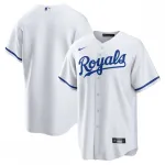 Camisola de Réplica em Branco Nike Home dos Kansas City Royals - Branco Kansas City Royals Nike Home Blank Replica Jersey – White