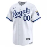 Kansas City Royals Nike Home Limited Custom Jersey - Wit