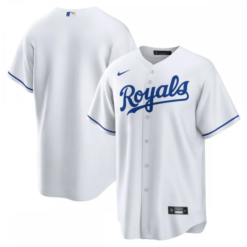 Kansas City Royals Nike Home Replica Team Jersey – White