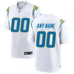 Los Angeles Chargers - Maglia da gioco personalizzata Nike - Bianco Maglietta da gioco personalizzata dei Los Angeles Chargers Nike - Bianco