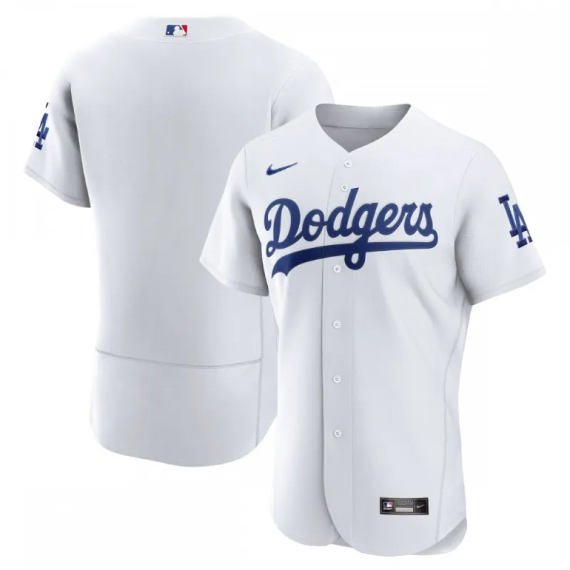 Los Angeles Dodgers Nike Authentic-Heimtrikot – Weiß