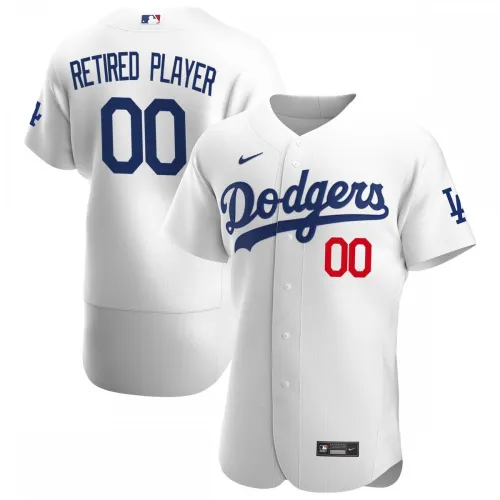 Los Angeles Dodgers Nike Home Custom Pick-A-Player Retired Roster Authentic Jersey - Branco