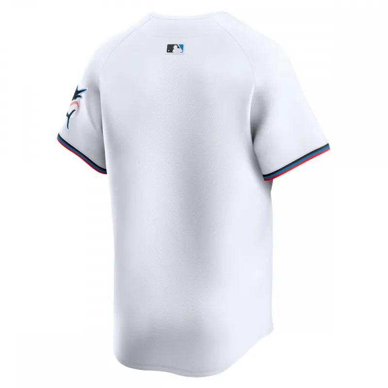 Miami Marlins Nike Home Limited Jersey – White