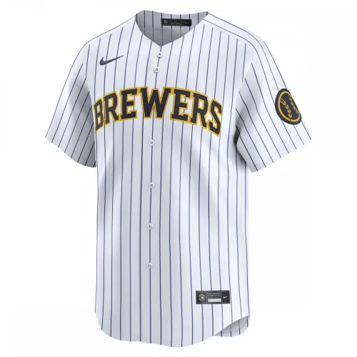 Milwaukee Brewers Nike Alternate Limited Jersey – White