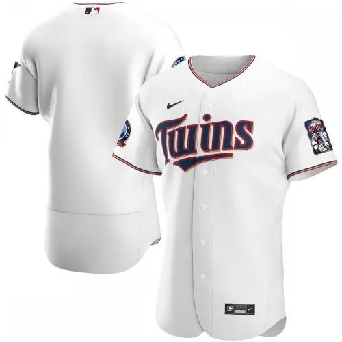Minnesota Twins Nike 60. Saison nach Hause authentische Team Jersey - weiß