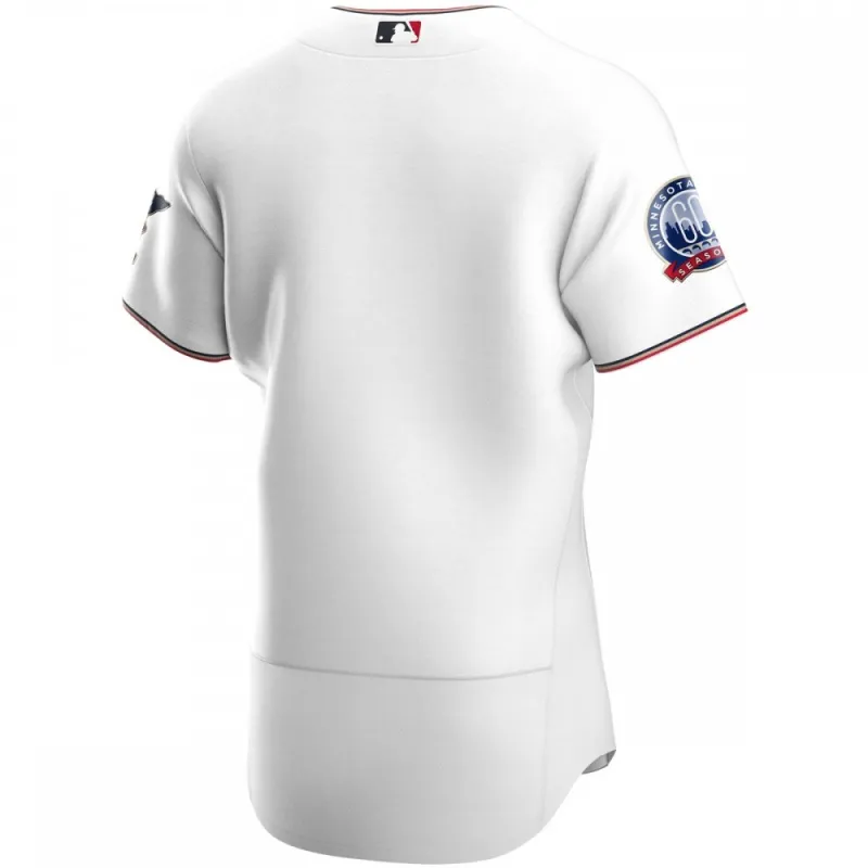 Minnesota Twins Nike 60th Season Home Authentic Team Jersey - White