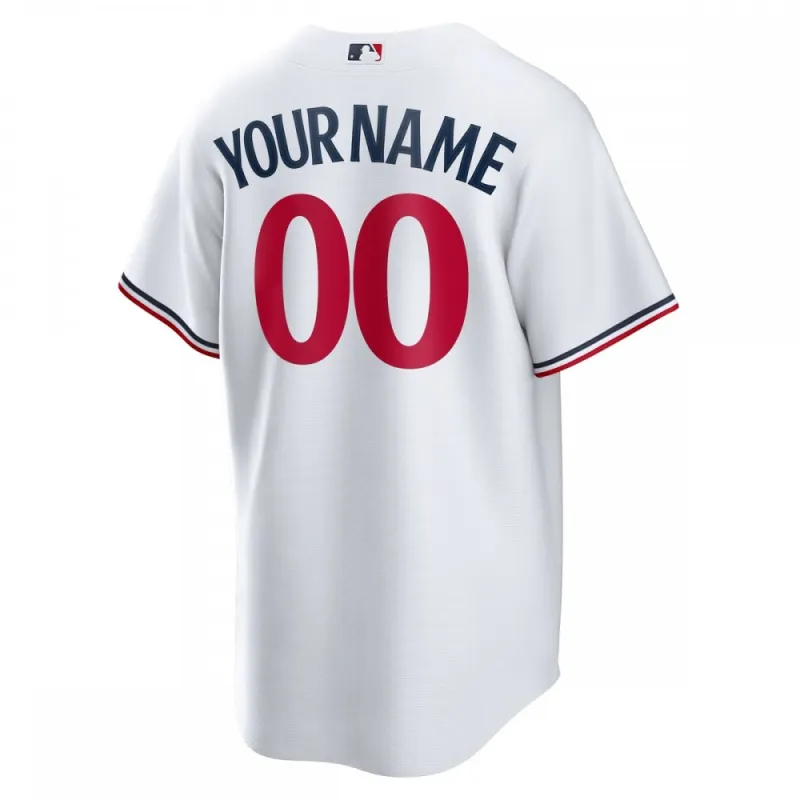 Minnesota Twins Nike Home Replica Custom Jersey – White