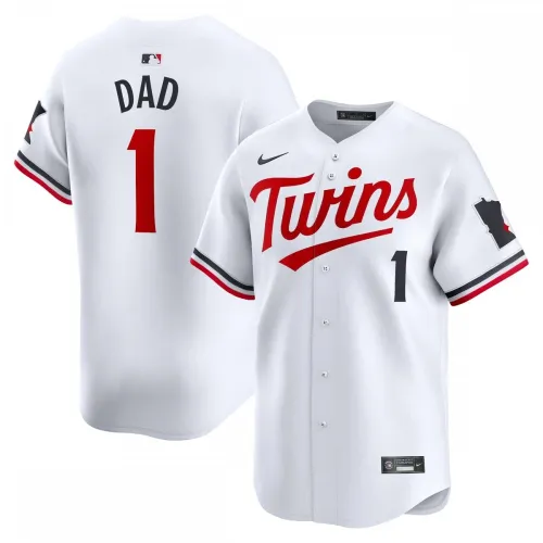 Minnesota Twins Nike #1 Dad Home Limited Jersey - White