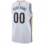 New Orleans Pelicans Nike Swingman Custom Jersey White – Association Edition