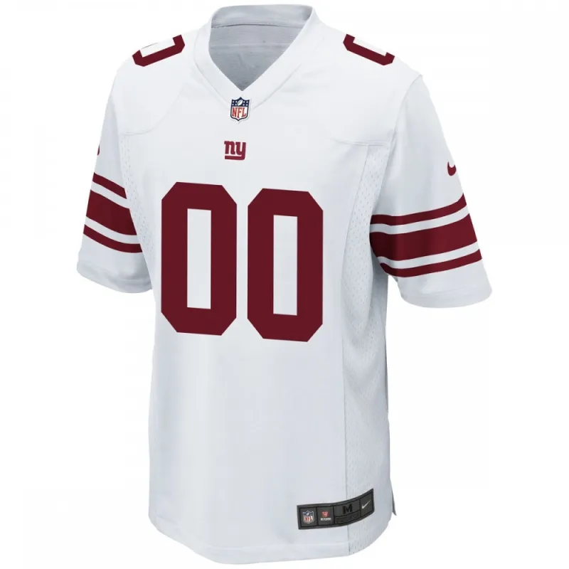 New York Giants Nike Custom Game Jersey – White