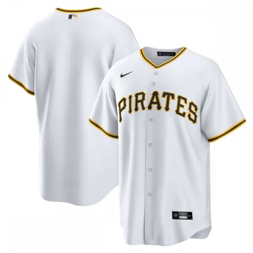 Pittsburgh Pirates Nike Home Blank Replica Jersey - Blanc