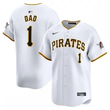 Pittsburgh Pirates Camiseta limitada Nike #1 Dad Home - Blanca