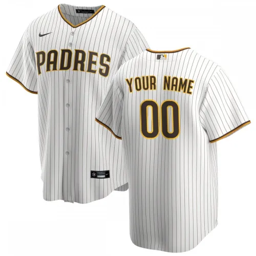 San Diego Padres Nike Home Replica benutzerdefinierte Jersey - weiß