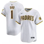 San Diego Padres Nike #1 Dad Home Limited Jersey - White San Diego Padres Nike #1 Dad Home Limited Jersey – White