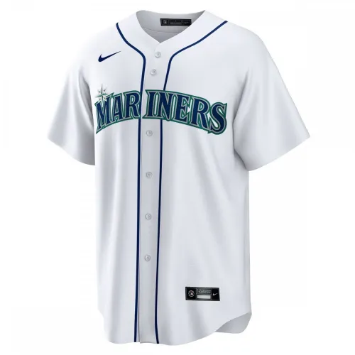 Maglia Replica Seattle Mariners Nike Home Blank - Bianco