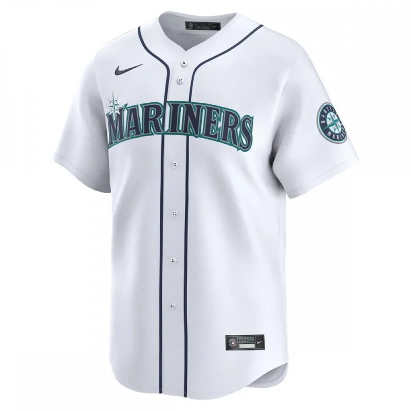 Seattle Mariners Nike #1 Dad Home Limited Jersey - Wit
