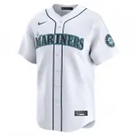 Seattle Mariners Nike #1 Dad Home Limited Jersey - Wit
