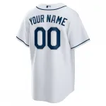 Tampa Bay Rays Nike Home Replica Custom Jersey – White