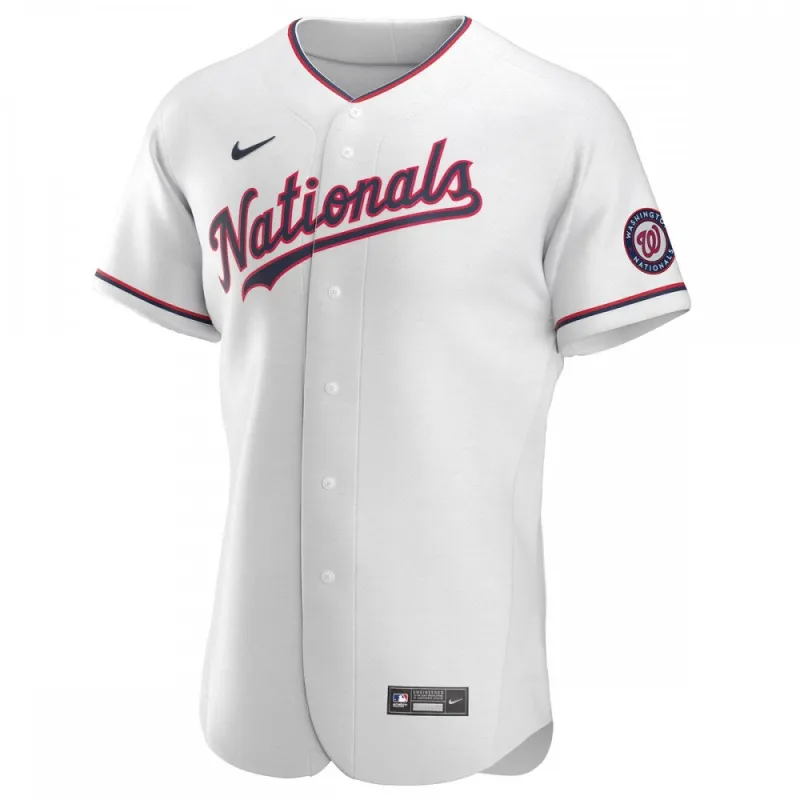 Washington Nationals Nike Alternate Authentic Team Jersey – White