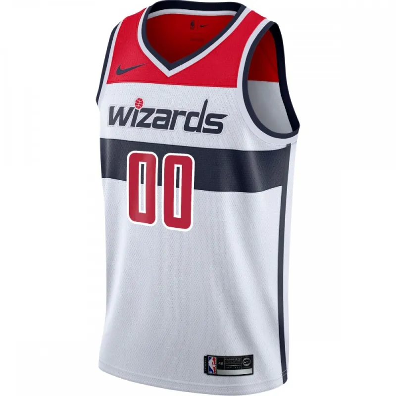 Washington Wizards Swingman Custom Heren Jersey - Associatie Editie - Wit