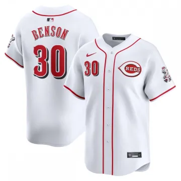 Will Benson Cincinnati Reds Nike Home Limited Player Jersey - Wit