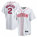 Xander Bogaerts Boston Red Sox Nike 2021 Patriots' Day-spelersshirt in fan-editie, geïnspireerd op het team – Wit