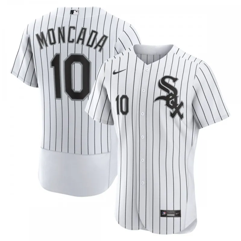 Yoan Moncada Chicago White Sox Nike Home Authentic Player Jersey – White