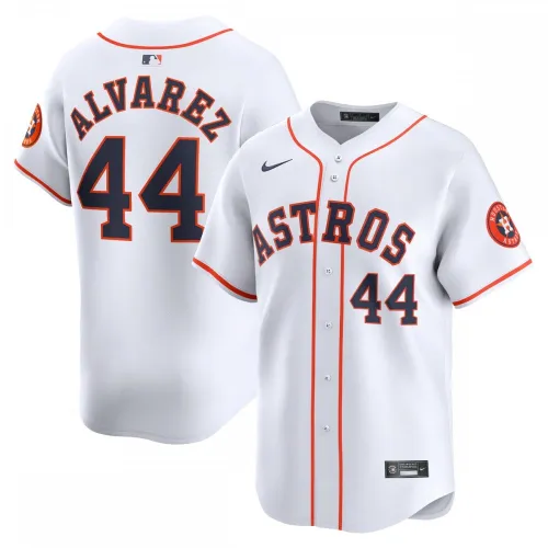 Maglia da giocatore Nike Limited per le partite in casa di Yordan Alvarez degli Houston Astros - Bianca