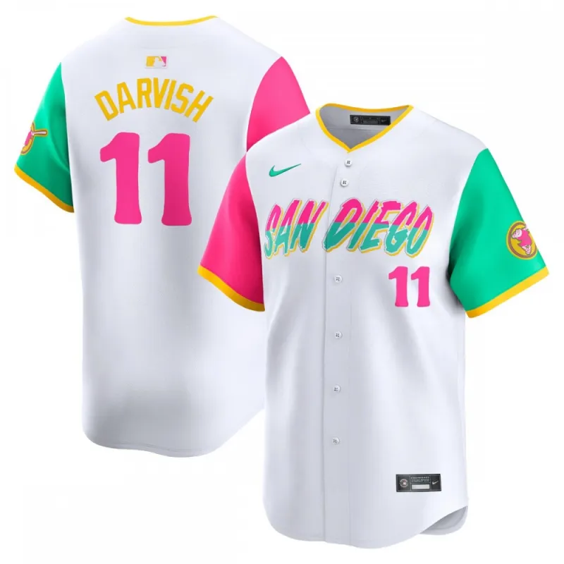 Yu Darvish San Diego Padres Nike City Connect Limited Player Jersey – White