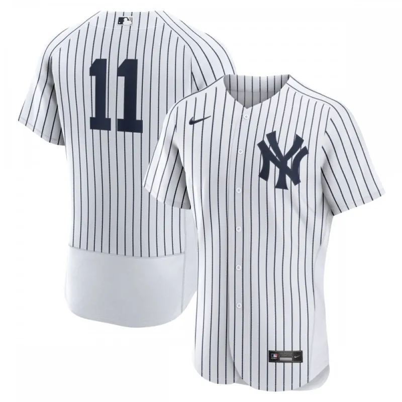 Anthony Volpe New York Yankees Nike Home Premium Jersey – White/Navy