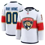 Florida Panthers Away Premium Custom Jersey - White Florida Panthers Away Premium Custom Jersey – White