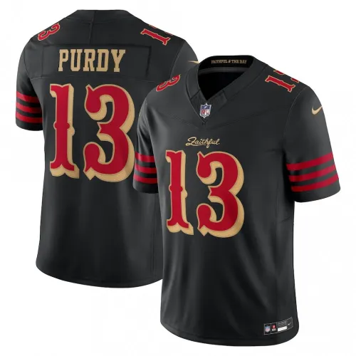 Brock Purdy San Francisco 49ers Camiseta limitada Nike 2025 Rivalries Collection - Negra