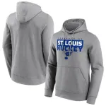 St. Louis Blues Fanatics Branded Gain Ground Hoodie - Sports Grey