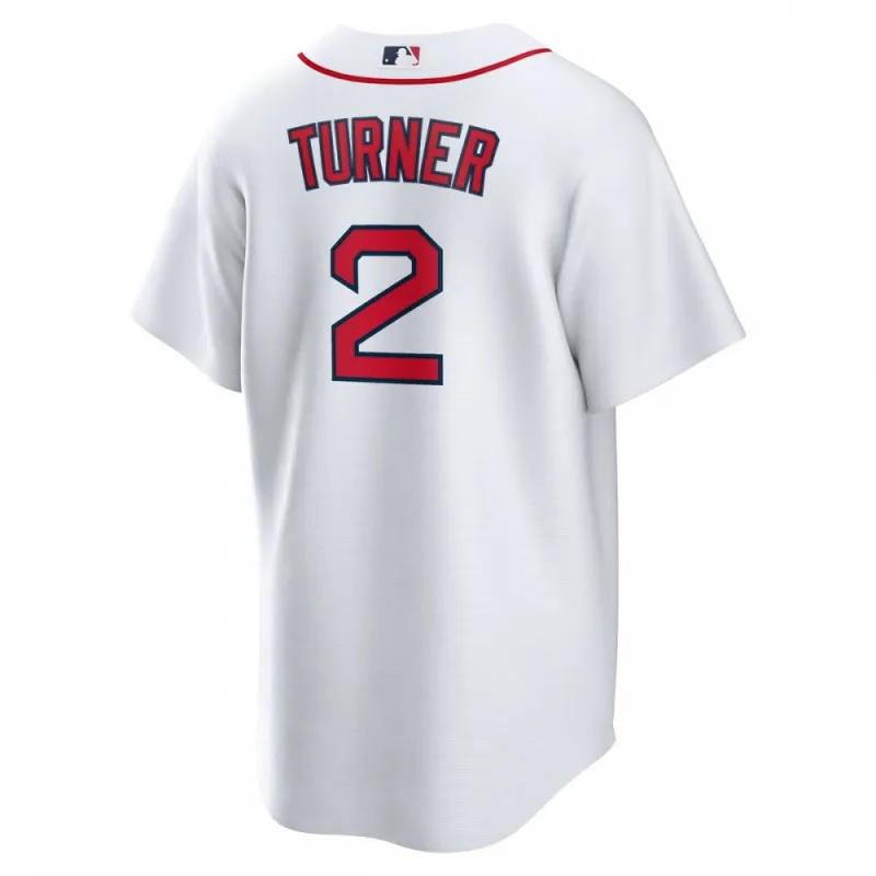 Justin Turner Boston Red Sox Nike Home Replica Player Jersey – White/Red