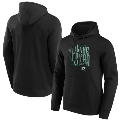 Dallas Stars Fanatics Branded Hometown Graphic Hoodie - Black