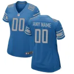 Detroit Lions Nike Women’s Custom Game Jersey – Blue