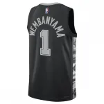 Victor Wembanyama San Antonio Spurs Unisex Swingman Jersey - Statement Edition - Schwarz