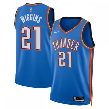 Maglia da giocatore unisex Swingman di Aaron Wiggins degli Oklahoma City Thunder - Edizione Icon - Blu