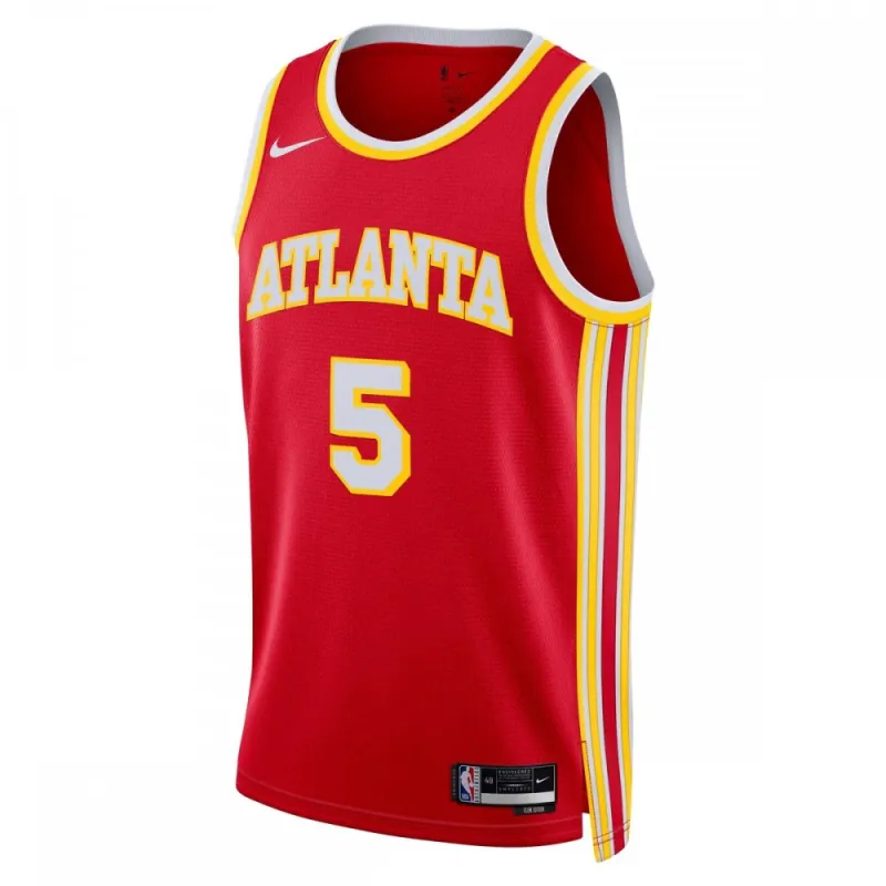 Dejounte Murray Atlanta Hawks Unisex Swingman Jersey - Icon Edition - Rouge