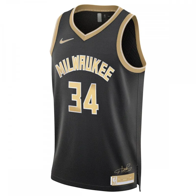 Giannis Antetokounmpo Milwaukee Bucks Unisex Select Series Swingman Jersey - Preto